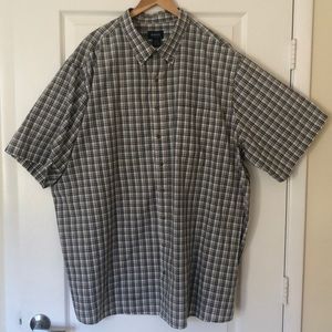 Grey & Light Yellow Harbor Bay Short Sleeve Shirt